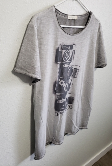 ORGANICATION T-Shirt Antique camera printing 100%  ORGANIC COTTON, Size L - Picture 7 of 11